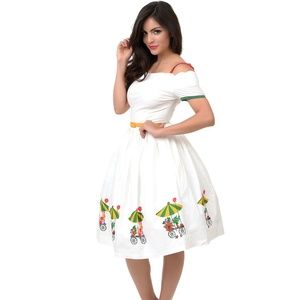 Tatyana Flower Cart Dress